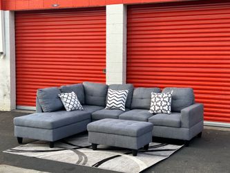 Sectional sofa and ottoman
