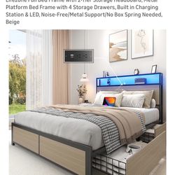 Bed Frame for Full Size Mattress 