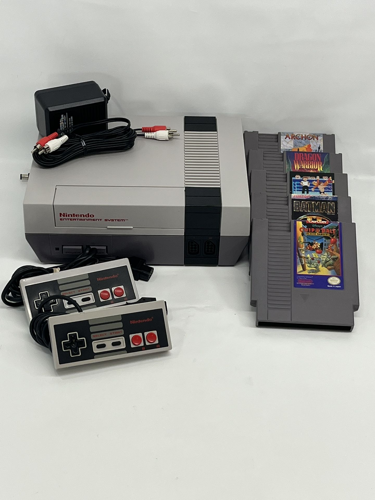 Nintendo NES Console Bundle With Five Games