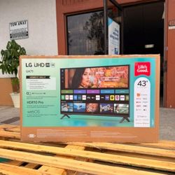 43UA71 43” Lg smart 4k led Uhd tv