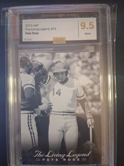 2012 Pete rose graded 9.5