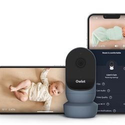 Owlet Cam 2 - Smart Baby Monitor, Stream Secure HD Video and Audio, Bedtime Blue