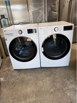 LG washer and electric dryer Like new one receipt for 6 months warranty