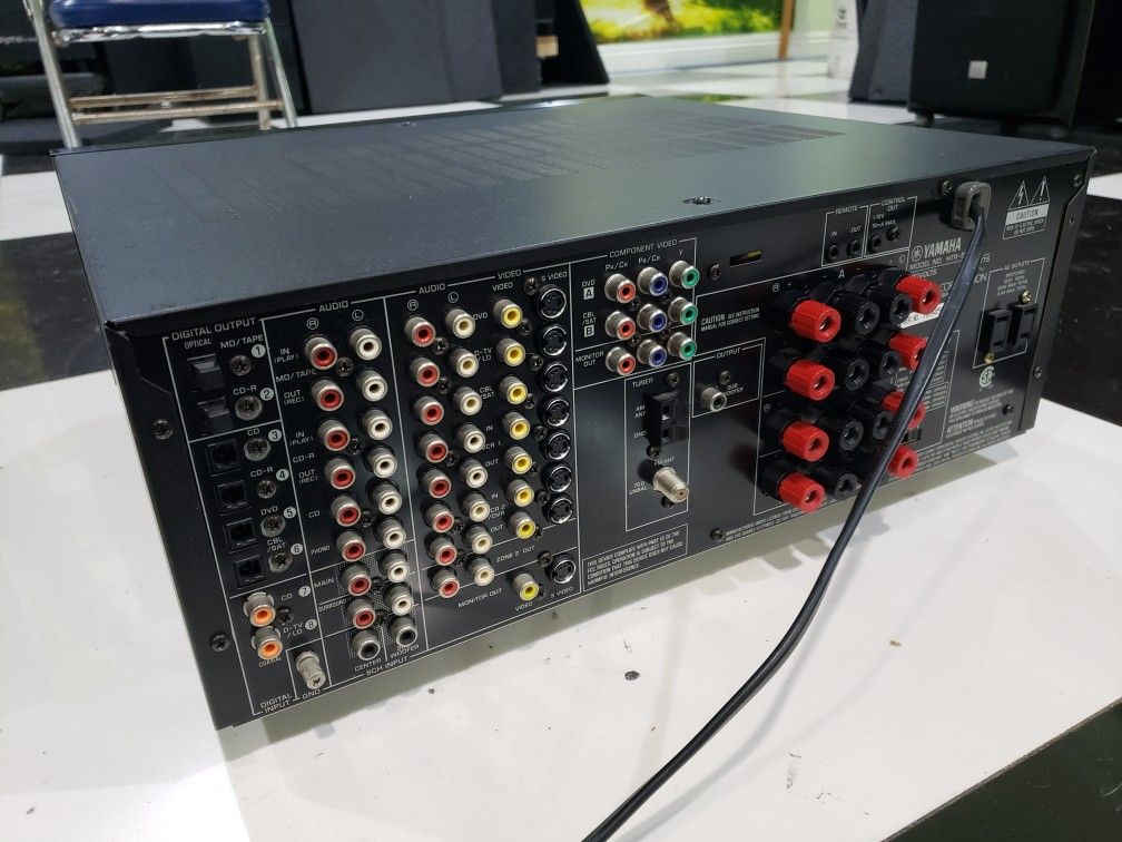 Yamaha HTR5590 Receiver Amplifier, Remote, Natural Sound Audio Video