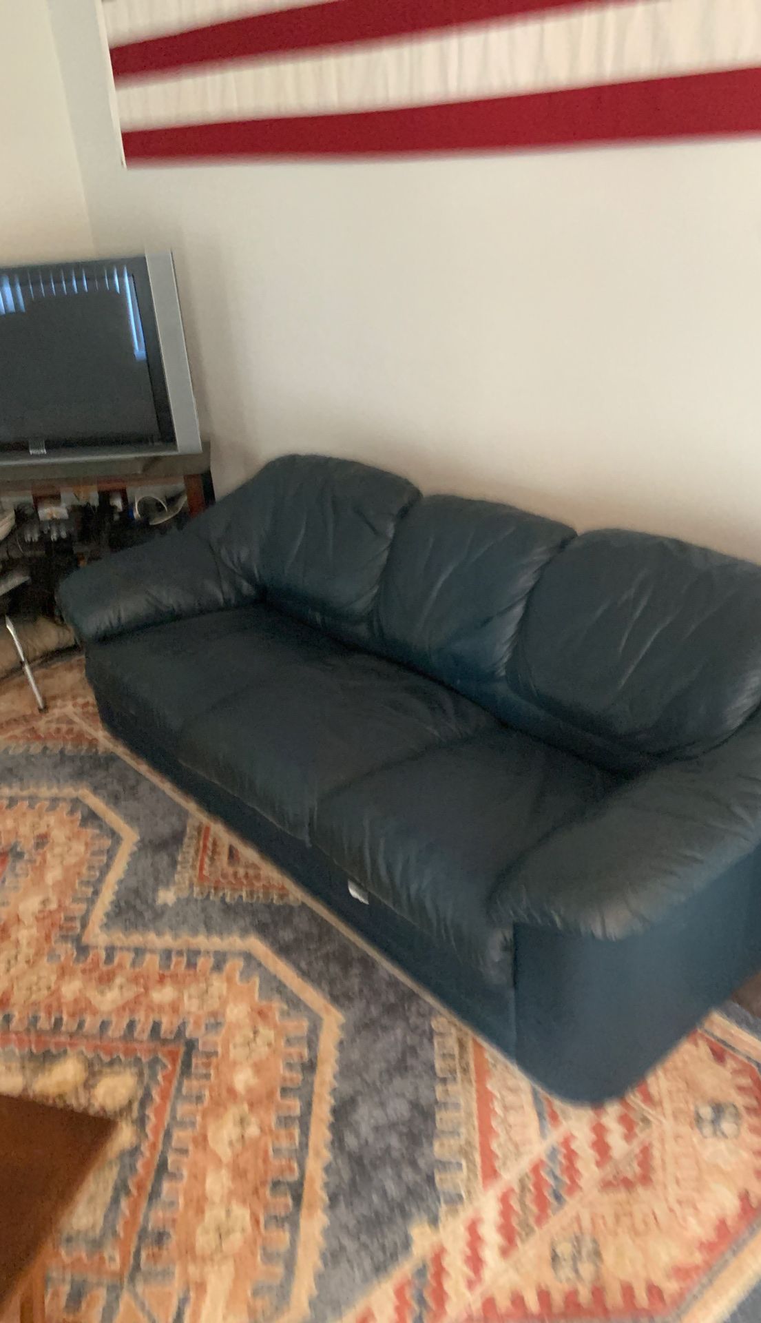 Leather couch