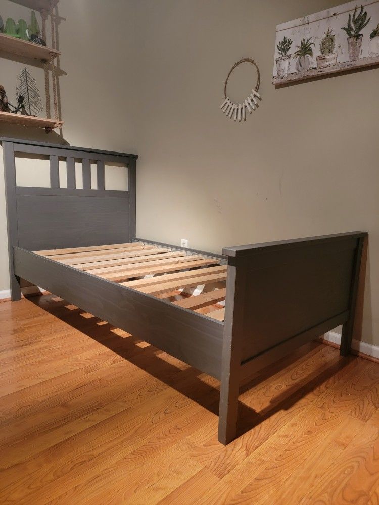 Ikea Solid Wood Twin Bed Frame