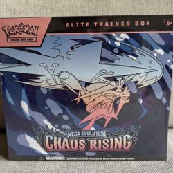 Chaos Rising Elite Trainer Box (ETB) Pokemon Cards