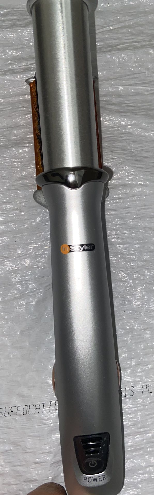 INSTYLER Rotating Hot Curling Iron Hair 1.25" Smoother Brush Model IS1001