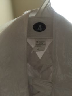 Boys Baptism 10 piece gown. Size 4 T