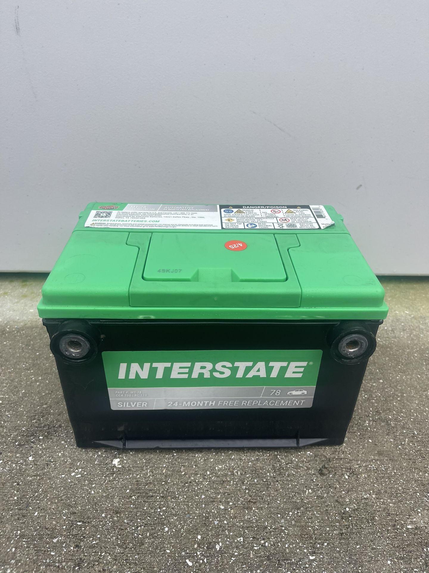Interstate MT-78 Car Or Truck Battery