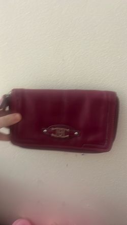 Redpinkb Patent Leather Zip Wallet