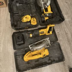 (used)Dewalt Brand Circular Saw And (used)Dewalt Brand Jigsaw $100 OBO