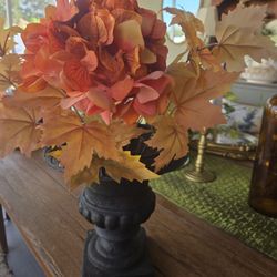 Beautiful Heavy Cast Iron Flower Pot