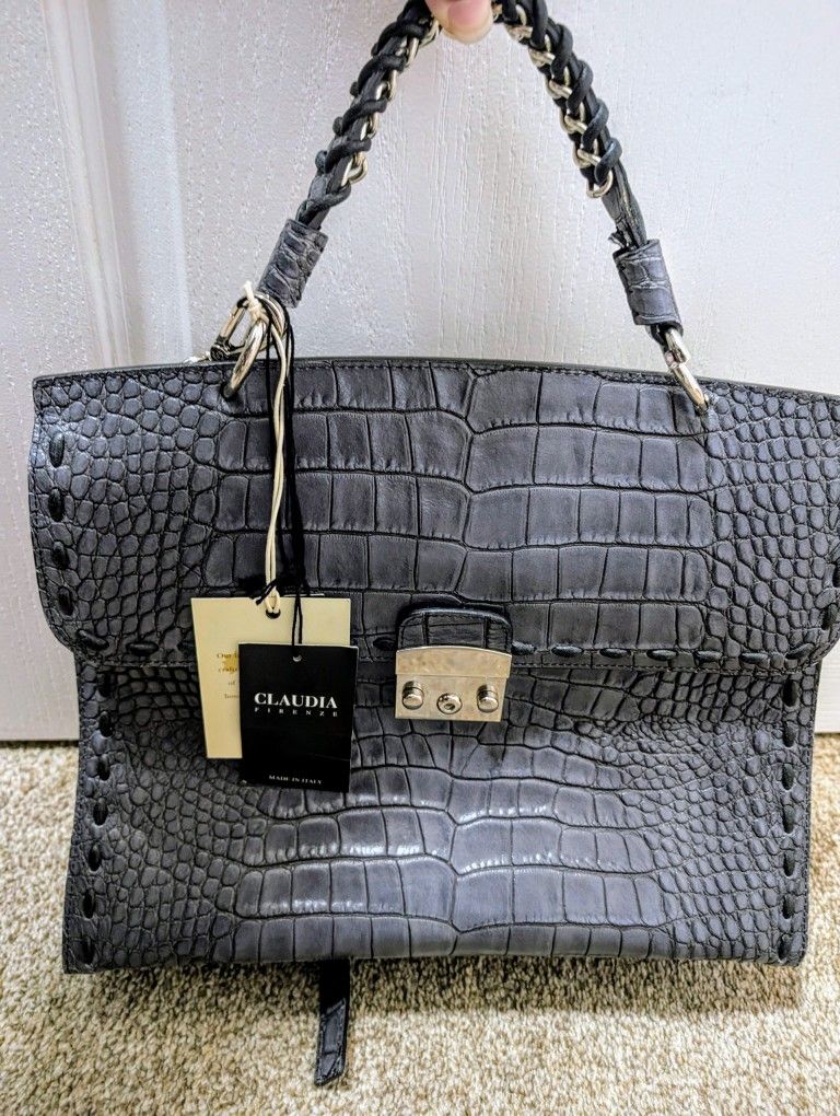 Genuine Leather Italian Handbag GREAT GIFT IDEA!!