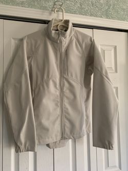 JACKET, Ladies, water/wind proof, sz L, 3 zip pockets