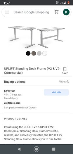 Lift desk frame, I have two of them