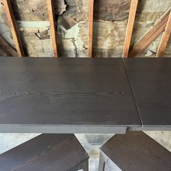 Ikea- Table and Bench Chairs 