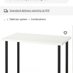 IKEA Table LINNMON / ADILS Removable Legs Very Sturdy 