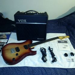 Electric Acoustic Guitar/ Amp Combo Set