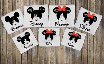 Disney trip family shirts