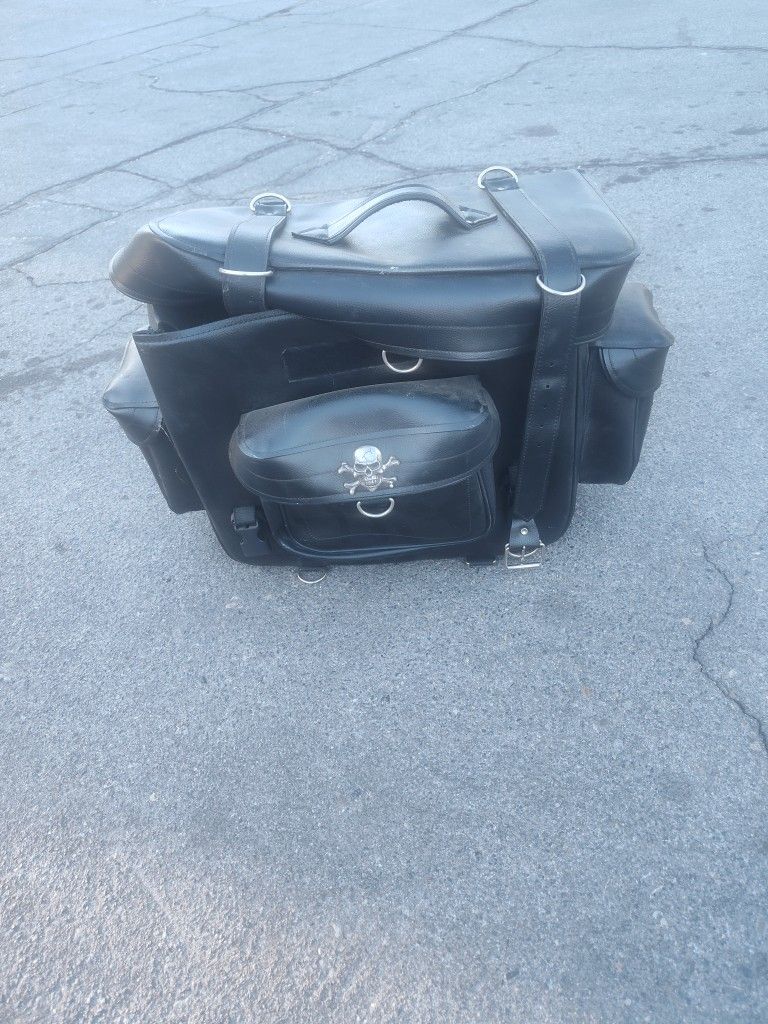 Leather Motorcycle Bag