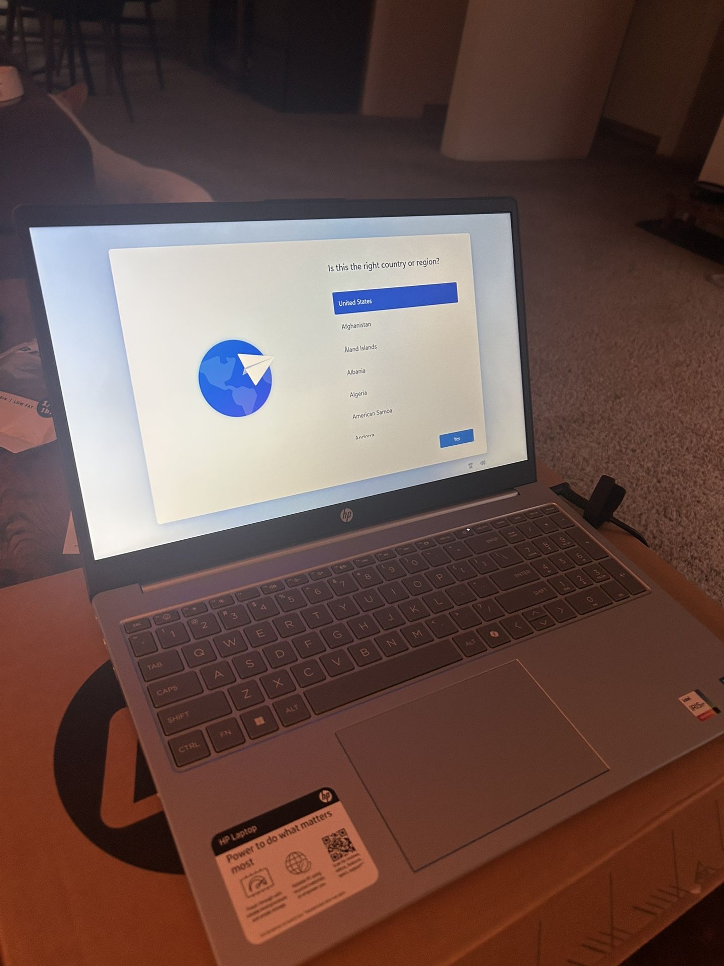 HP Laptop (Intel Core 5)