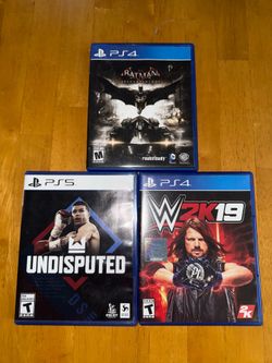 PS4 and PS5 Games - 3 Different Games