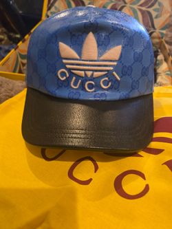 ADIDAS Gucci Hat / cap Authentic Made in Italy tag with original box and bag  LIKE NEW !