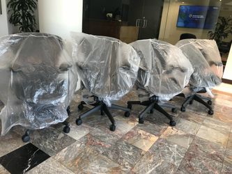 New condition fully adjustable size B aeron chairs