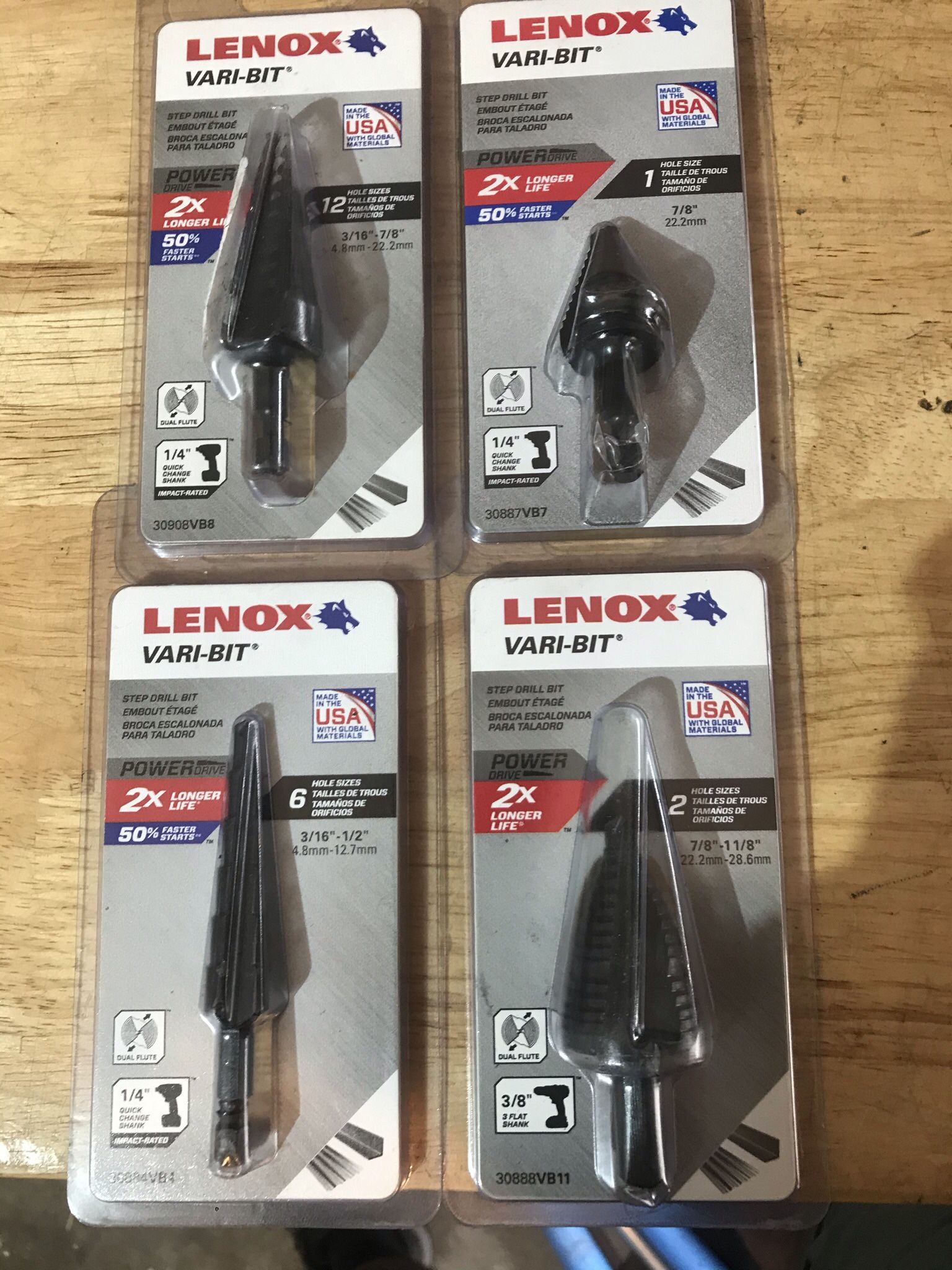Lenox Vari-bit 4 Piece