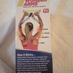 Exercise Items, 3 Pieces, Pilates Kit, Large Exercise Ball,  and Wonder Arms $35 For All 3