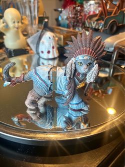 LITE PAWS Feathers 'N Fur Kittens Hamilton Collection Cat Figurine 2017