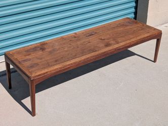 Vintage Mid Century Modern Walnut Coffee Table