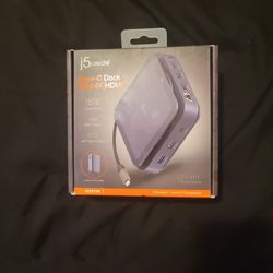 J5 Create Type C Dock Dual 4k Hdmi