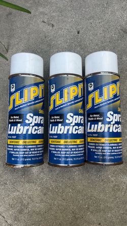 3 cans spray lubricant metal, wood & plastic