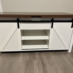 4-in-1 Multi-Function Lift Top Coffee Table, Folding Convertible Distressed Oak Farmhouse Table with Sliding Doors, Storage & Hidden Compartment for L