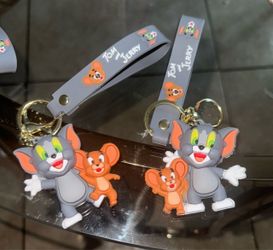 Tom And Jerry Keychain