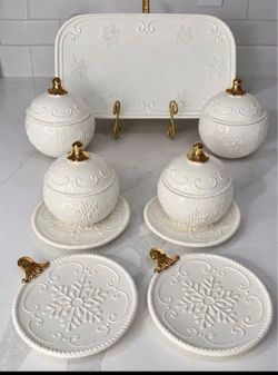 Set navideño princess house hermoso