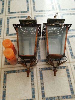 Bronze antique lantern