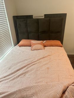 Gray Bed Frame