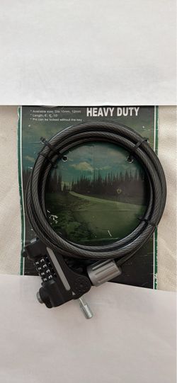 Heavy Duty Combination Cable Bike Lock