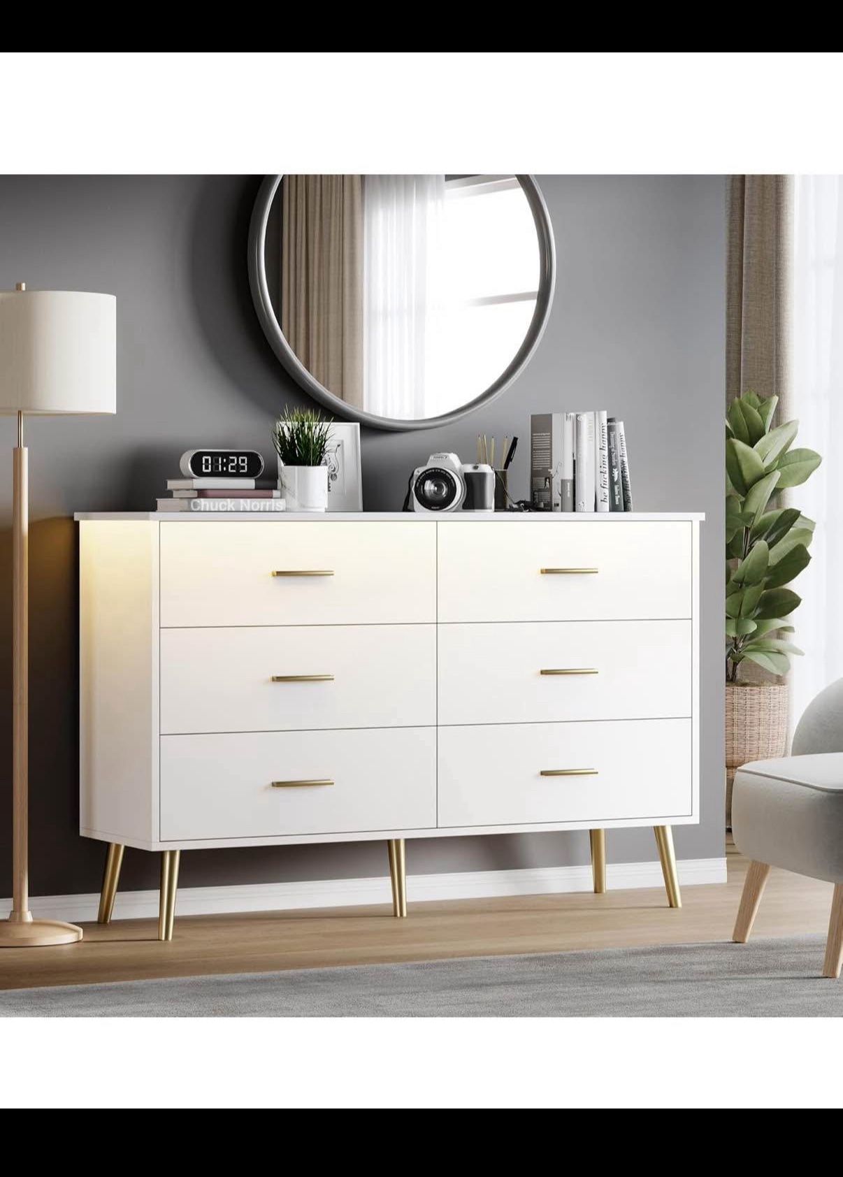 NEW! White Dresser For Bedroom 