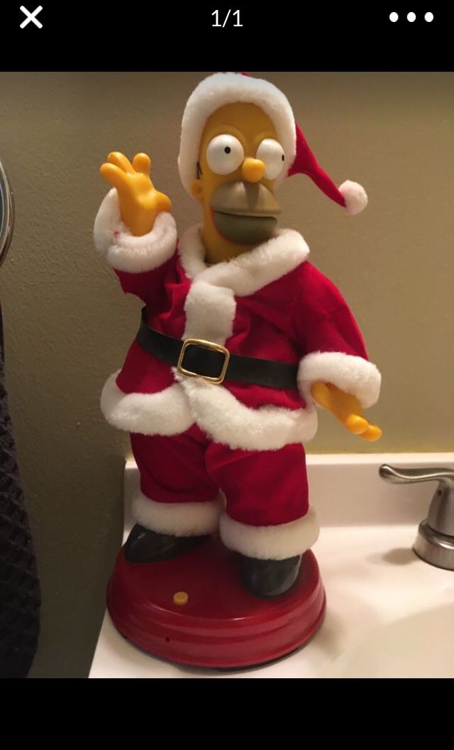 Singing Homer Simpson 🎅 $7