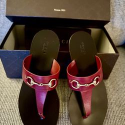 Gucci Sandals, like new, W US 8.5 (EU 38+)