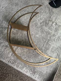 !!MOVING!!! Gold Crescent Moon Wall Shelf