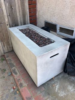 Cement fire pit - free!