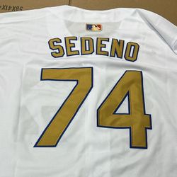 Size XL Los Angeles Dodgers World Series Champions Gold Collection Jersey 