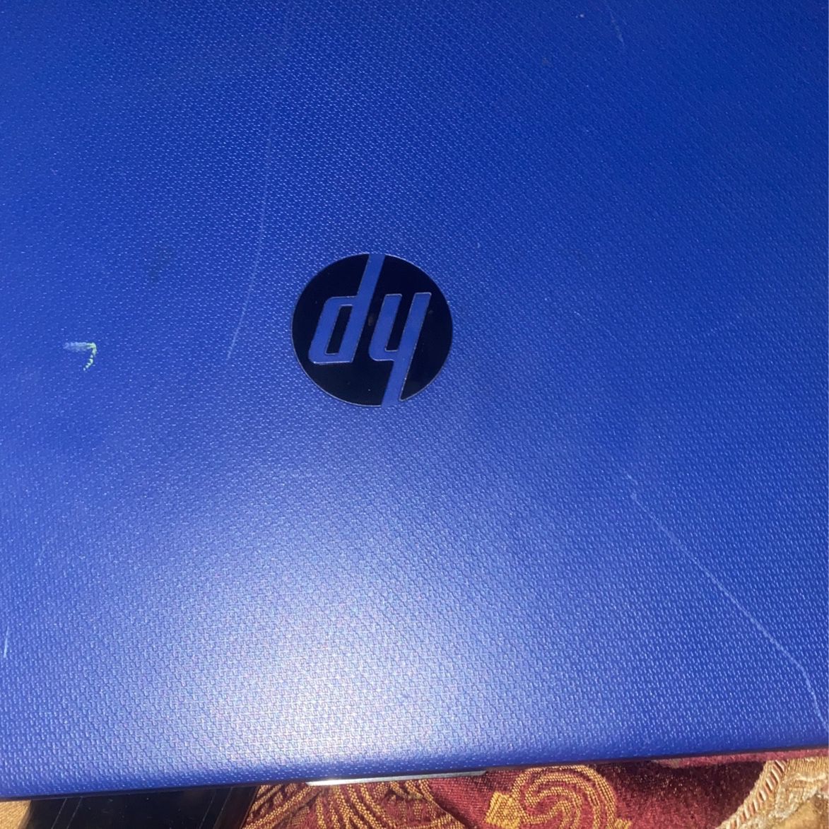 Blue Hp Computer 
