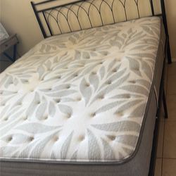 Queen size bed, and frame Queen size bed, and frame