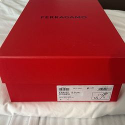 Ferragamo Optic White Lambskin Shoes 
